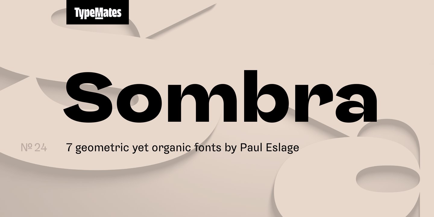 Example font Sombra #1